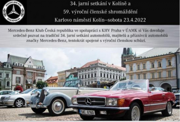 Kolínská setkání značky Mercedes-Benz má dlouholetou tradici